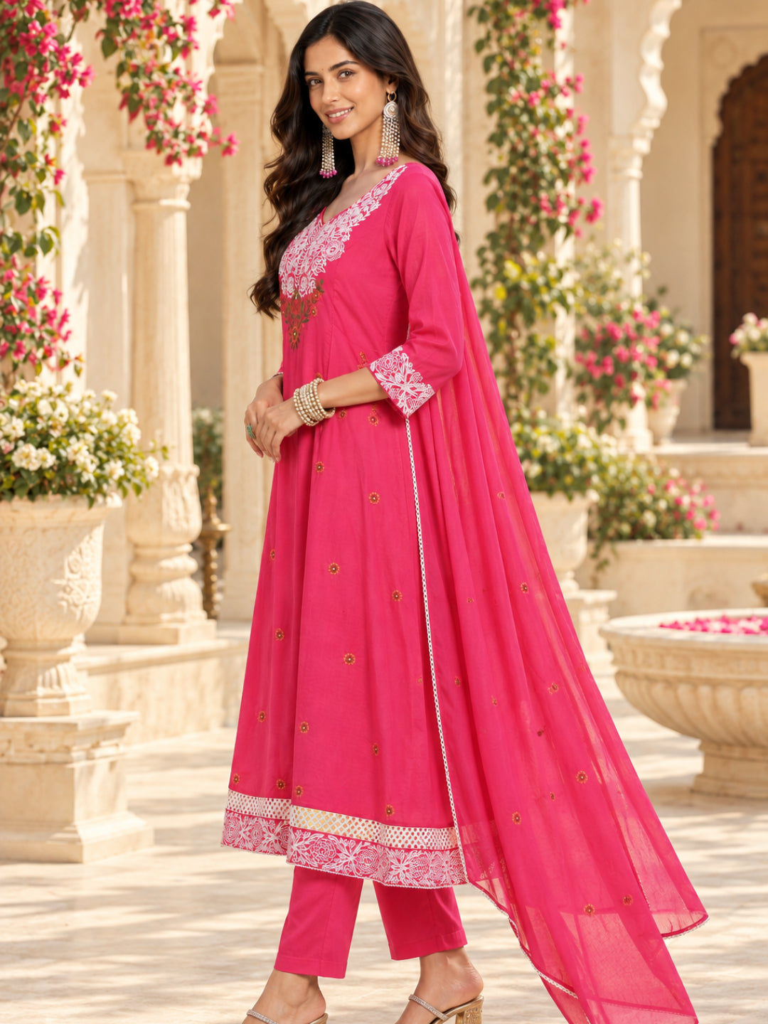 Women wearing Bluauraa Tunic/Kurti/Tops