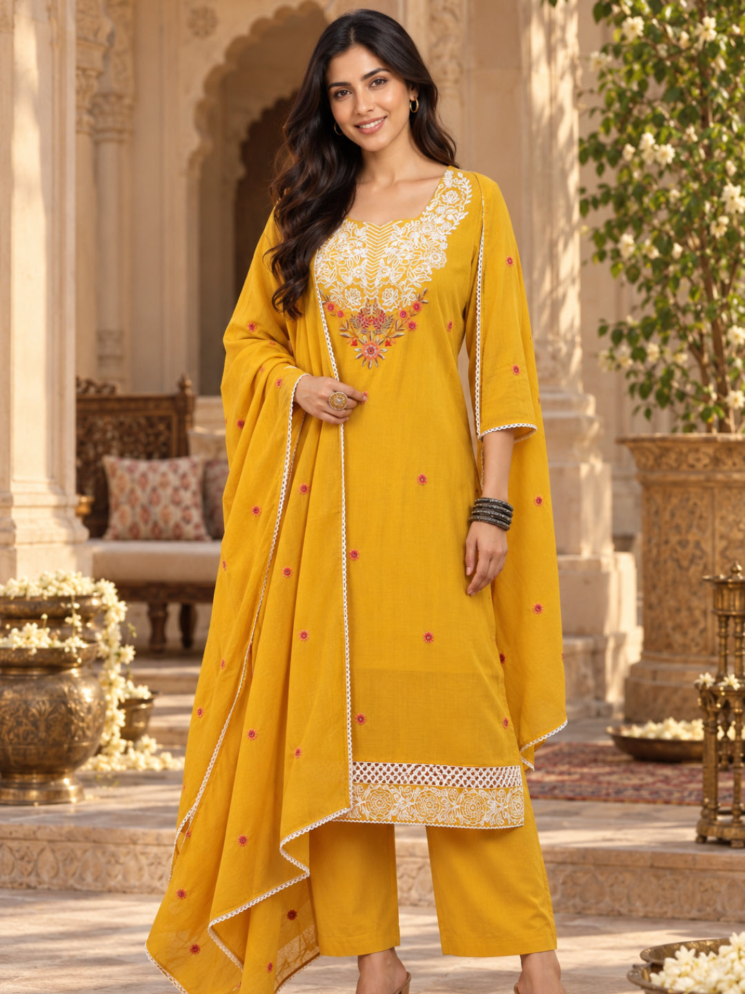Women wearing Bluauraa Tunic/Kurti/Tops