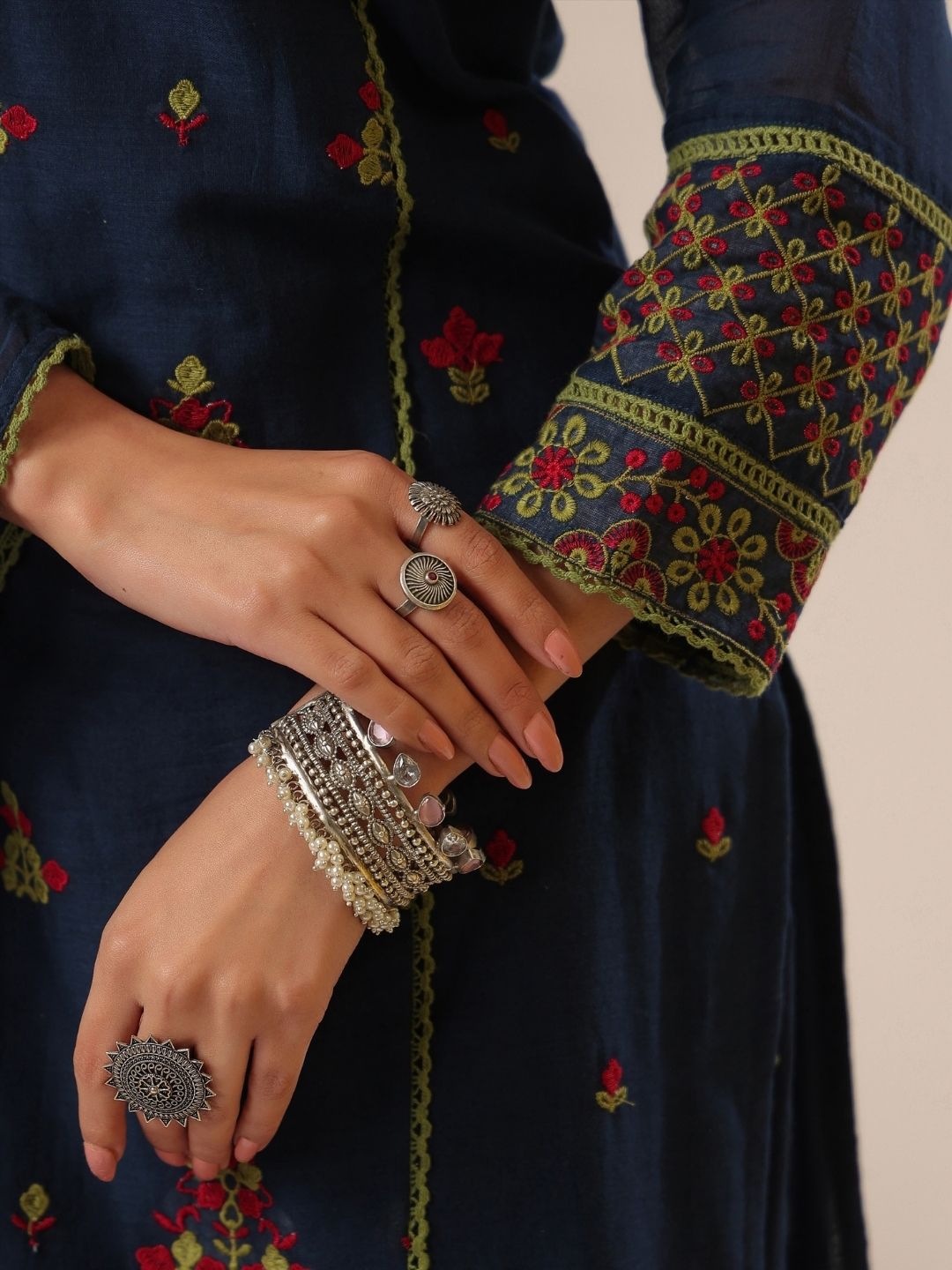 Women wearing Bluauraa Tunic/Kurti/Tops