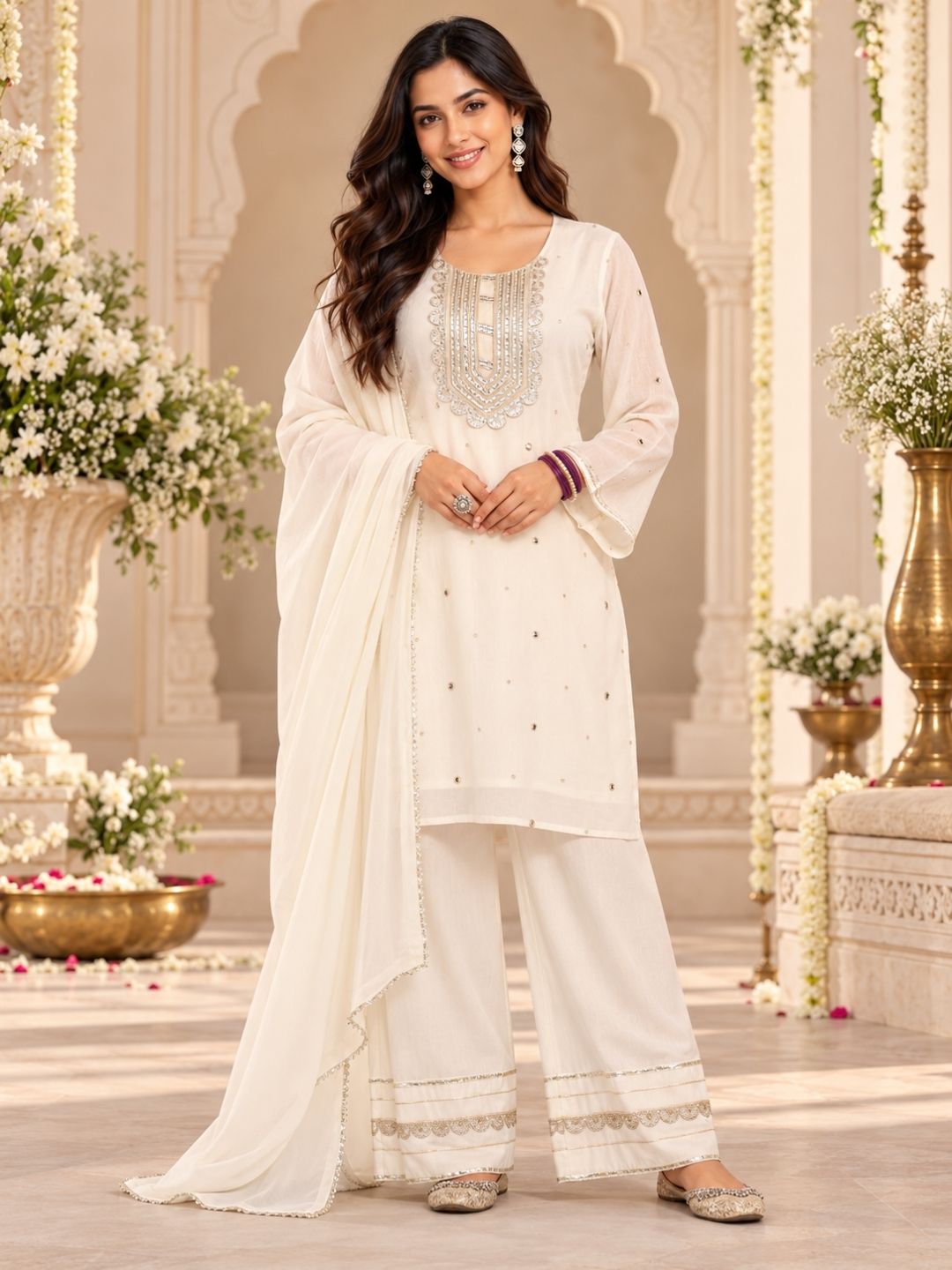 Women wearing Bluauraa Tunic/Kurti/Tops