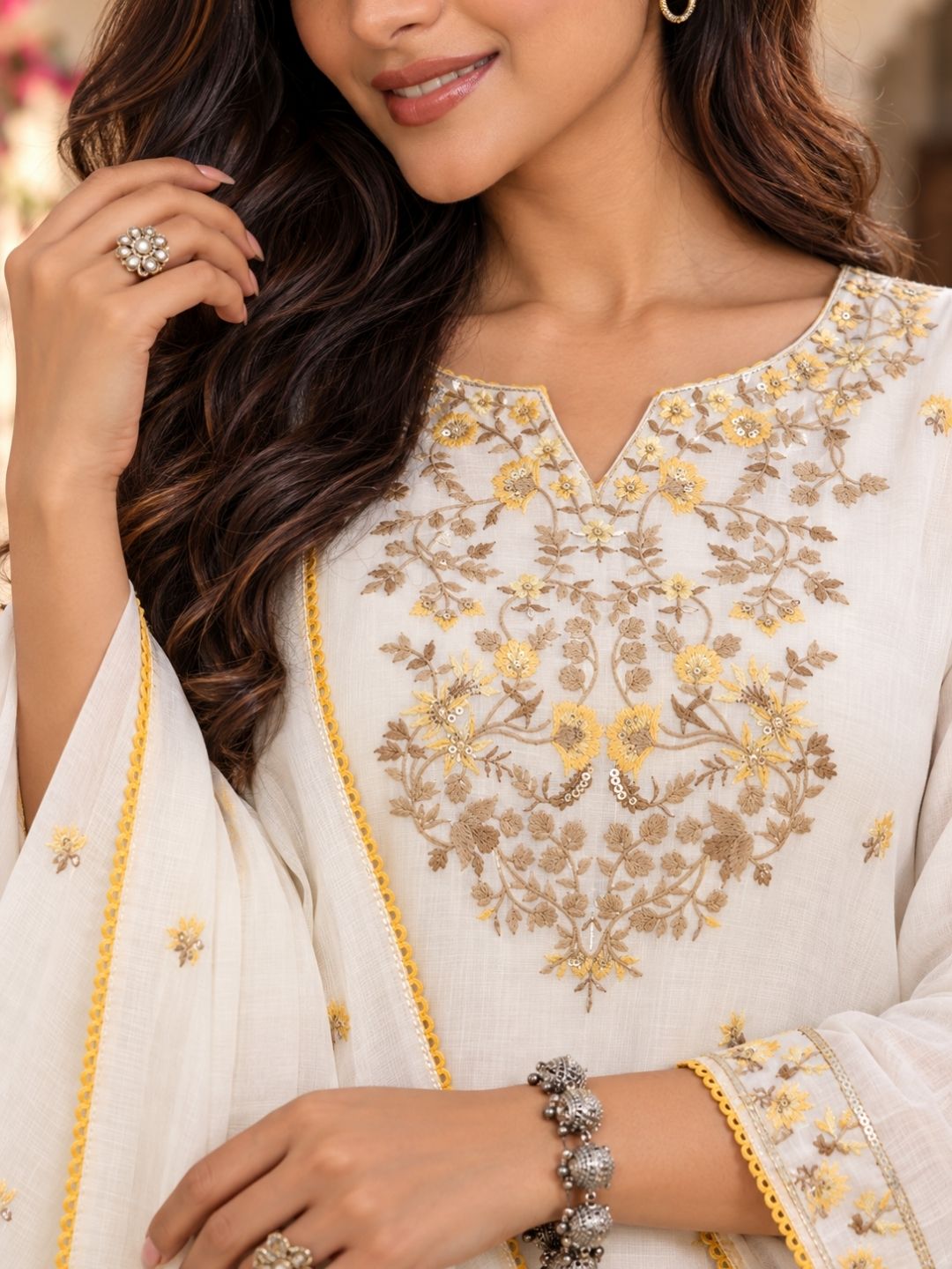 Women wearing Bluauraa Tunic/Kurti/Tops