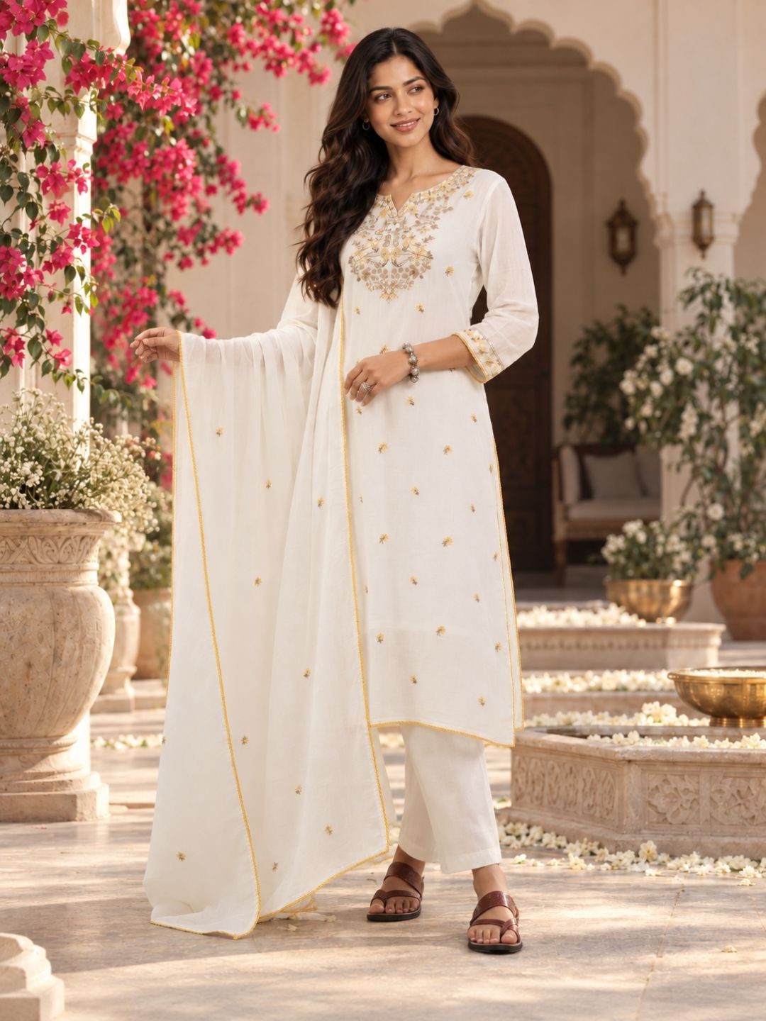 Women wearing Bluauraa Tunic/Kurti/Tops