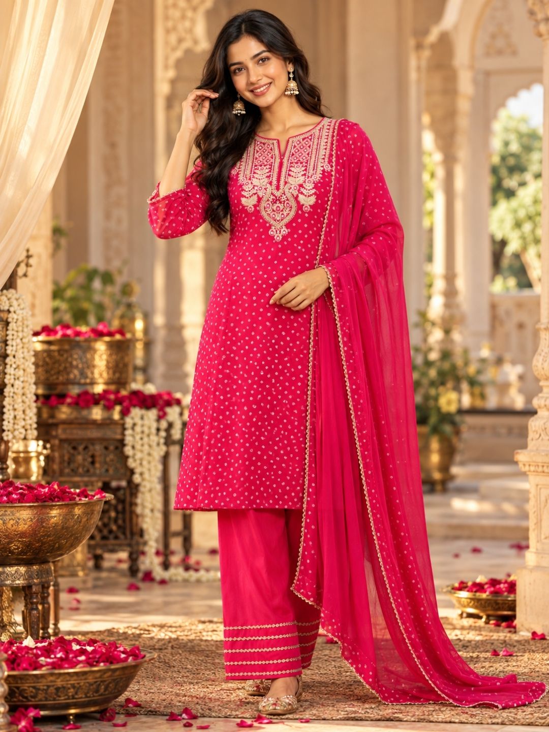 Women wearing Bluauraa Tunic/Kurti/Tops