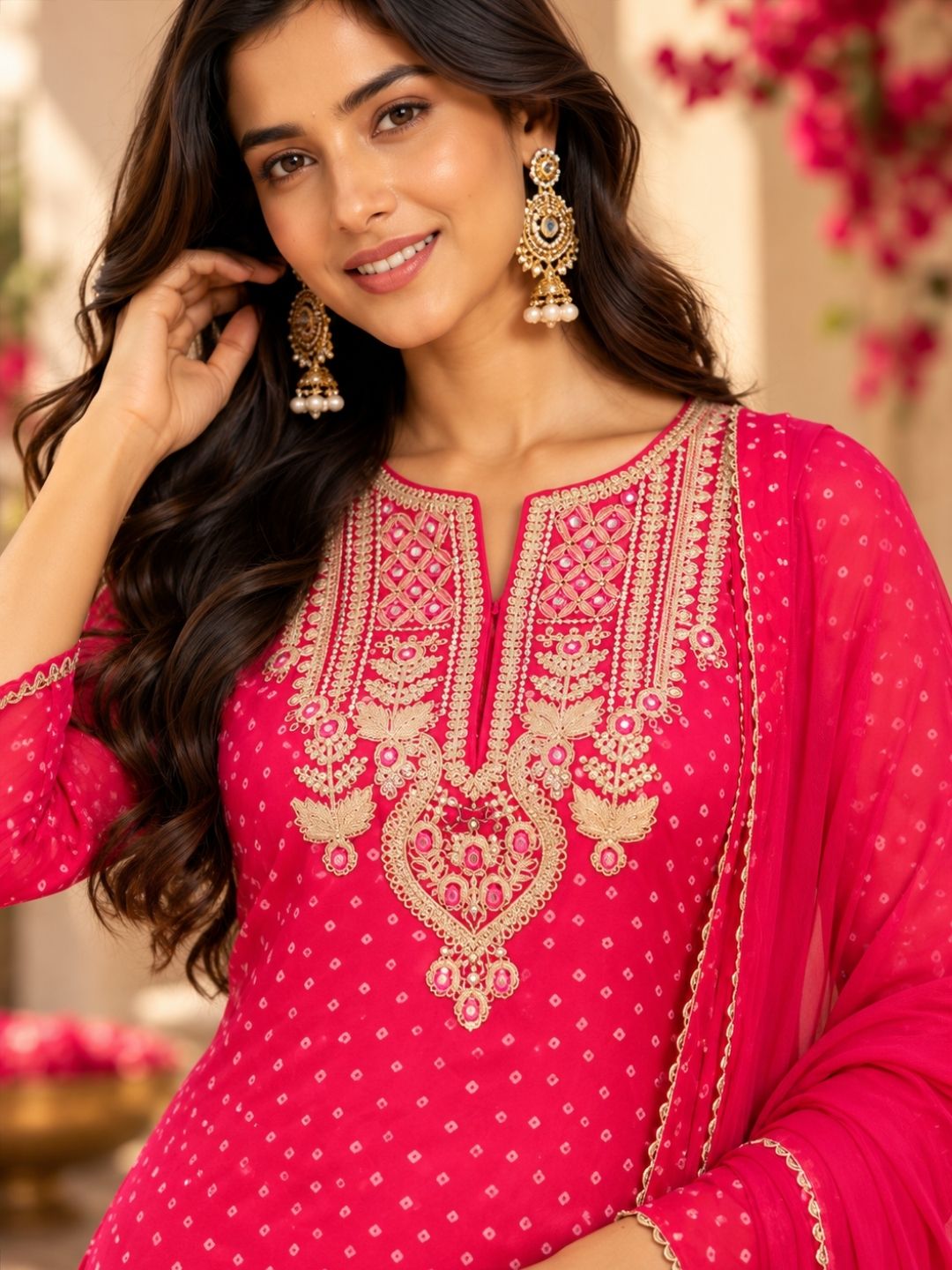 Women wearing Bluauraa Tunic/Kurti/Tops