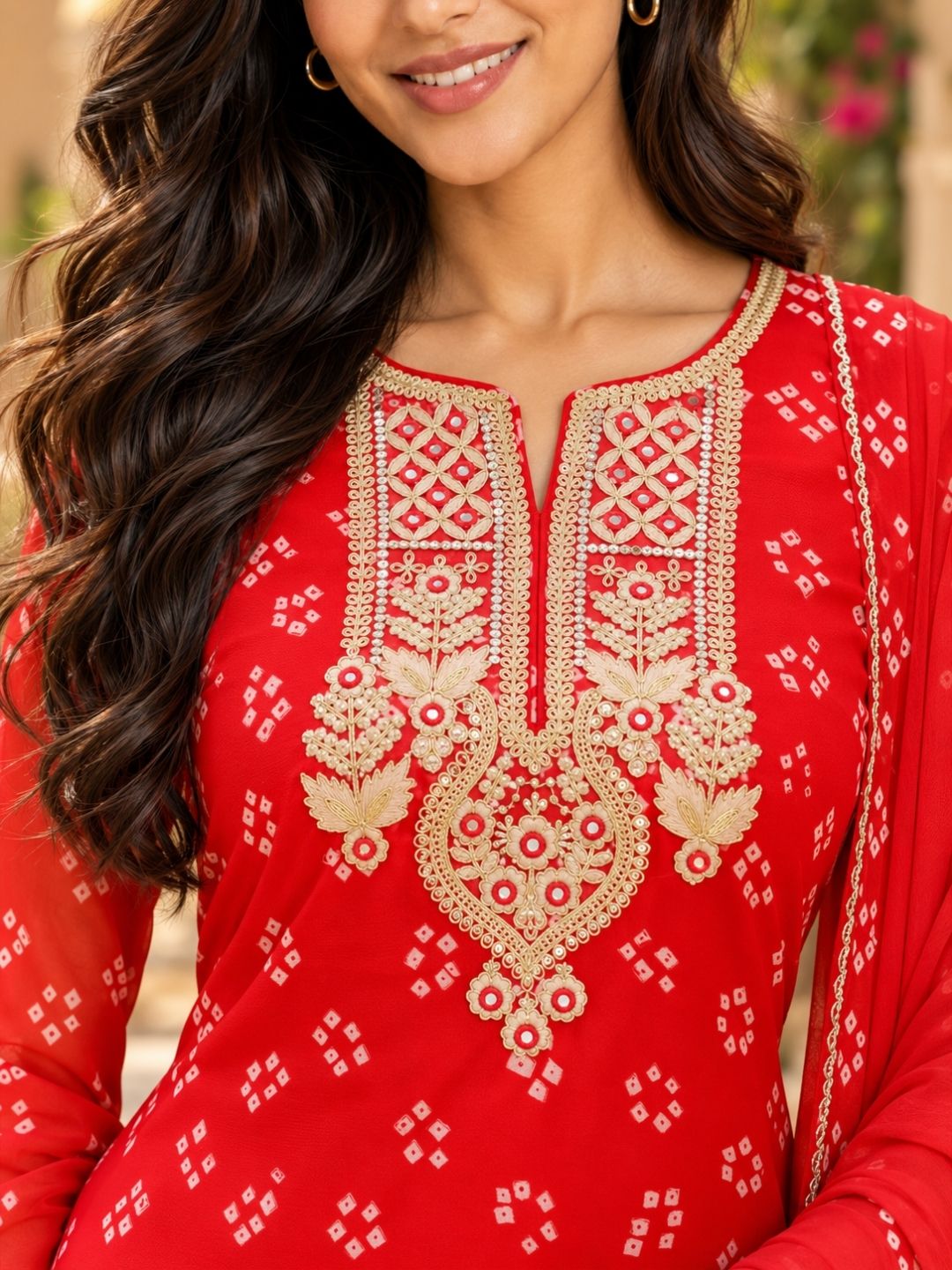 Women wearing Bluauraa Tunic/Kurti/Tops