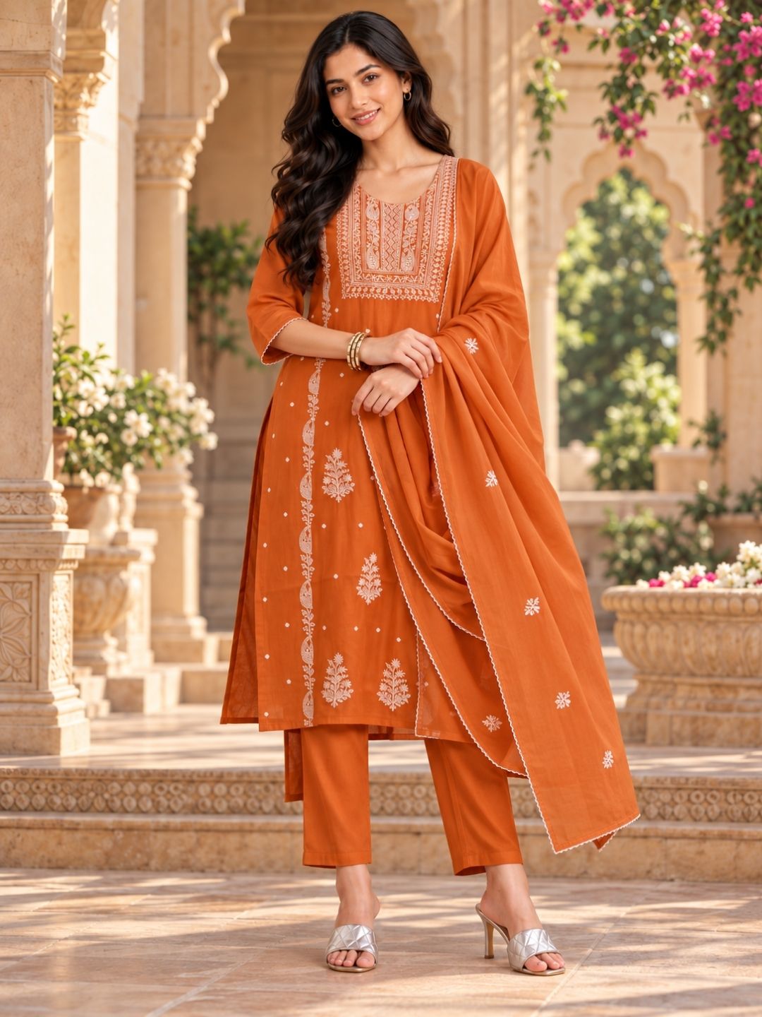 Women wearing Bluauraa Tunic/Kurti/Tops