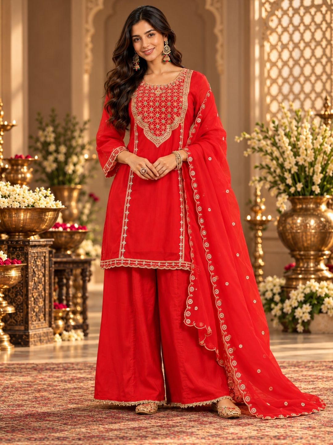 Women wearing Bluauraa Tunic/Kurti/Tops