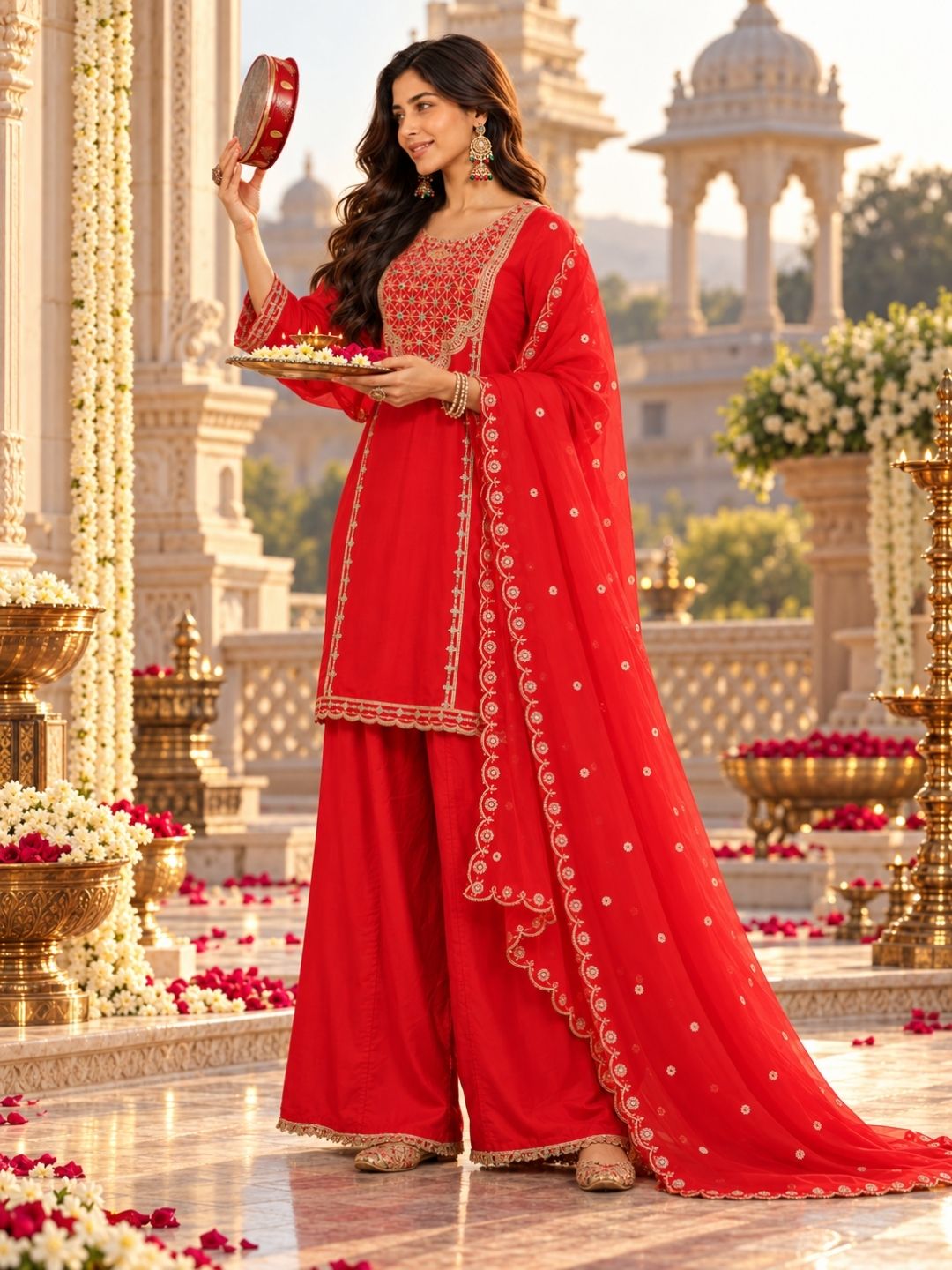 Women wearing Bluauraa Tunic/Kurti/Tops